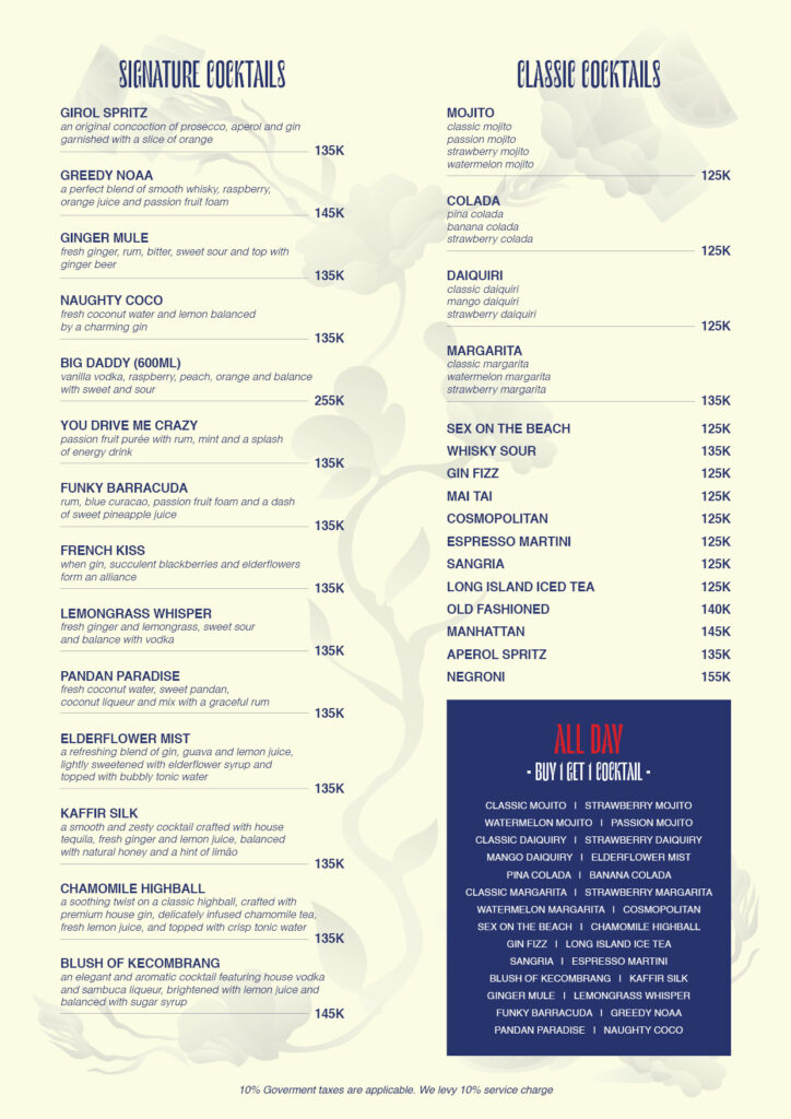 NOAA BEVERAGE MENU - 03-09-2025 (2)